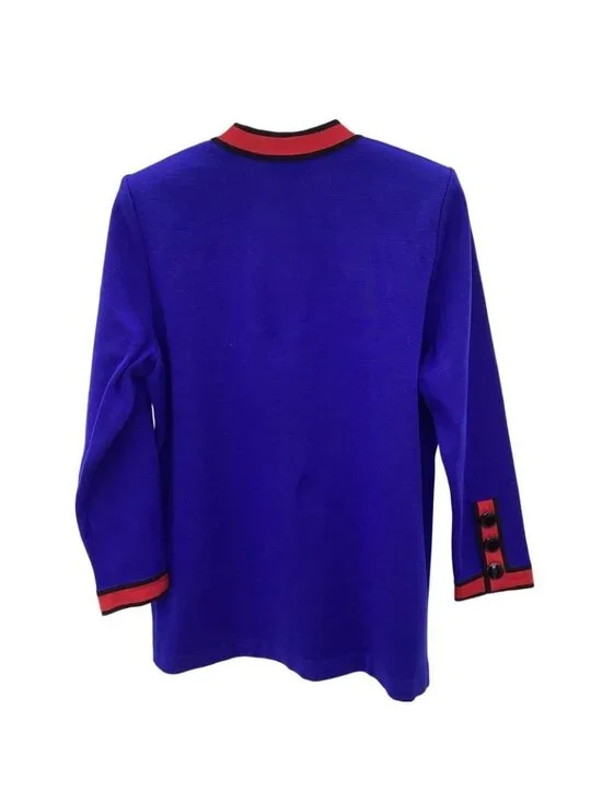 Saint Laurent Yves Vintage Set M Blue Jacket - Picture 3 of 8